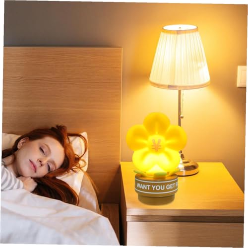 Lámpara de noche de silicona recargable con luz táctil suave miniatura 4