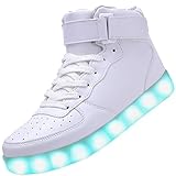 ✨ 【Einfach zu bedienen】: Der versteckte Schalterknopf am Fersenriemen unserer LED-Schuhe verleiht ihnen ein schlankes und stilvolles Aussehen und ist dennoch einfach zu bedienen. Drücke den Knopf, um die Lichter ein- und auszuschalten, und wechsle mit jedem Druck durch verschiedene Lichtmodi. Trotz der versteckten Platzierung des Knopfes beeinträchtigt er nicht dein angenehmes Trageerlebnis.