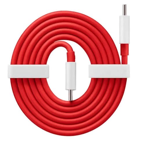 Image of Original Fast USB C to Type C SuperVooc /Dash Fast Charging Charger Cable Compatible with One-Plus 12 /12r /11 /11r /10r,10t,10,10 pro,9 Pro,8,8T,7t,7t Pro,6,Nord,4,3,2,2t,Ce2 Lite,Ce3 lite