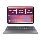 Lenovo Duet Chromebook 11” FHD+ (1920x1200), MediaTek Kompanio 838, RAM 4GB, Memoria 64GB, Schermo Touch, Chrome OS, Folio Stand e Tastiera inclusi, Compatibile con Microsoft 365