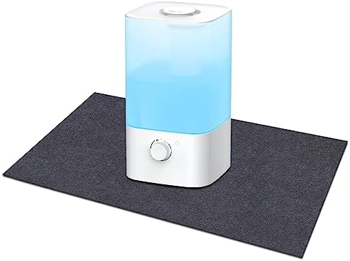 Humidifiers Mat,For floor surface/Absorbent mat Lightweight Washable Floor Mat，Under the Humidifiers Mat，Multifunctional home appliance mat，back Non-slip(24″ x 24″)
