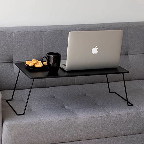Mesa de Colo para Notebook Metaltru Preto com Preto