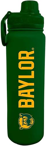 Miniatura 32 de Campus Colors Botella de Agua de Acero Inoxidable NCAA - Tapa de Rosca - 24 oz - Clip de Transporte - Mantiene tus Bebidas Calientes o Frías durante