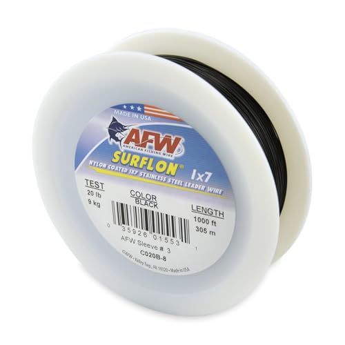Image of American Fishing Wire Surflon Nylon Coated 1x7 Stainless Steel Leader Wire