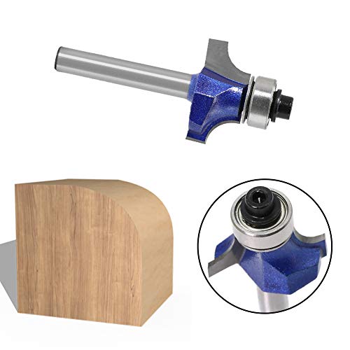 WSOOX - Set di 4 punte arrotondate per fresatura a...