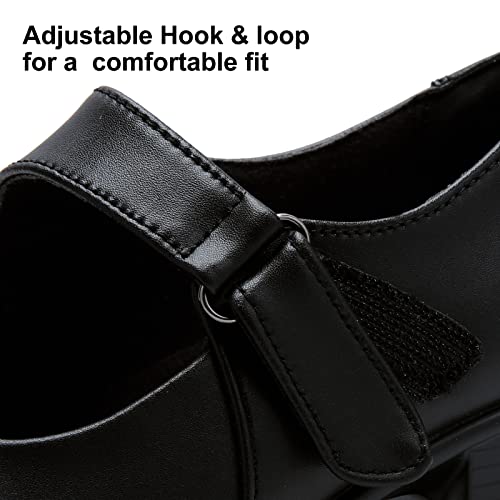 UZB Mary Jane Shoes Women Pumps Leather Heels Casual Work Dress Shoes4