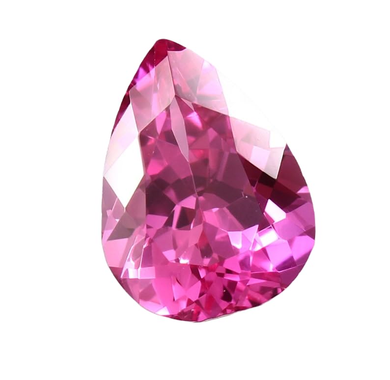 Saphir rose précieux de 16x12mm, une gemme d'exception pour haute joaillerie