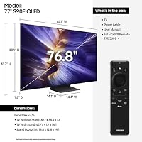 Samsung OLED S90F 4K Smart TV Bundle – Ultra Thin Design, HDR+, 144Hz Gaming, Alexa Built-in, AI Upscaling w/AUX HDMI Cable, 2-Year Protection, Streaming Apps (65, Inches) — image 2