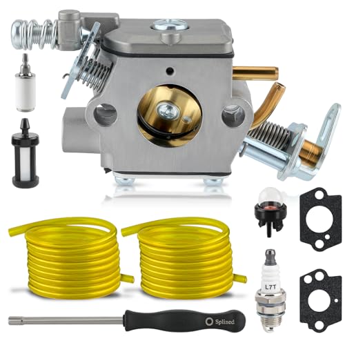 Carbbia Carburetor 309360002 309360001 w/Tune up Kit For Homelite 46cc UT10519 UT10522 UT10526 46CC Chain Saw for Ryobi 46cc RY10518 RY10519 RY10520 RY10521 Chainsaw for Zama C1M-H58 Carb