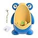 Potty Training Urinal - Frog Pee Standing Toilet, Boys Pee Station | Removable Wall Mounted Baby Trainer for Kids Indoor Nighttime Routine, Learning Aid Bathroom Practice Home Travel Convenience Gear