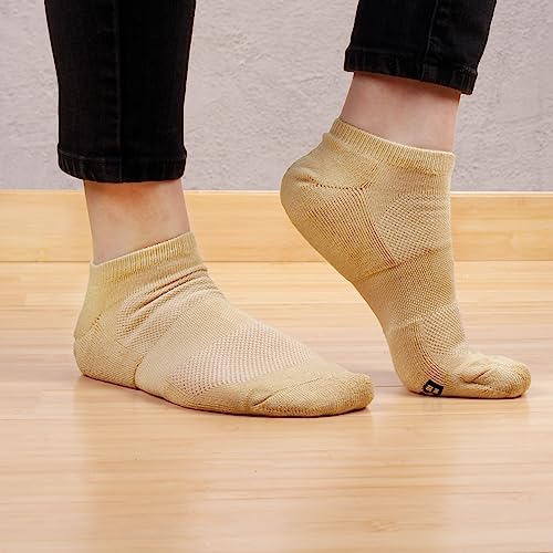 Image of Women's Rayon from Bamboo Fiber Ultra Breathable Superior Wicking Athletic Ankle Sports Socks