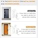Access Control Electric Strike Door Lock Fail-Secure/Fail-Safe Kit System, Door Buzzer Entry System, with Remote Control, Button, Buzzer, Power Adapter
