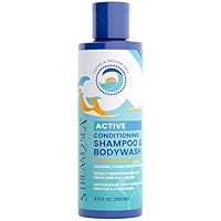 Shampoo und Conditioner, Körperwaschmittel 3 in 1 für Schwimmer - Riff-sicheres Schwimmer-Shampoo für Männer, Frauen oder Kinder - Ganz natürliches organisches Conditioner - 250 ml