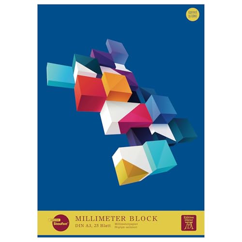 Staufen Dürer Millimeterblock / Architektenblock DIN A3 25 Blatt 90 g/m², 2 Stück