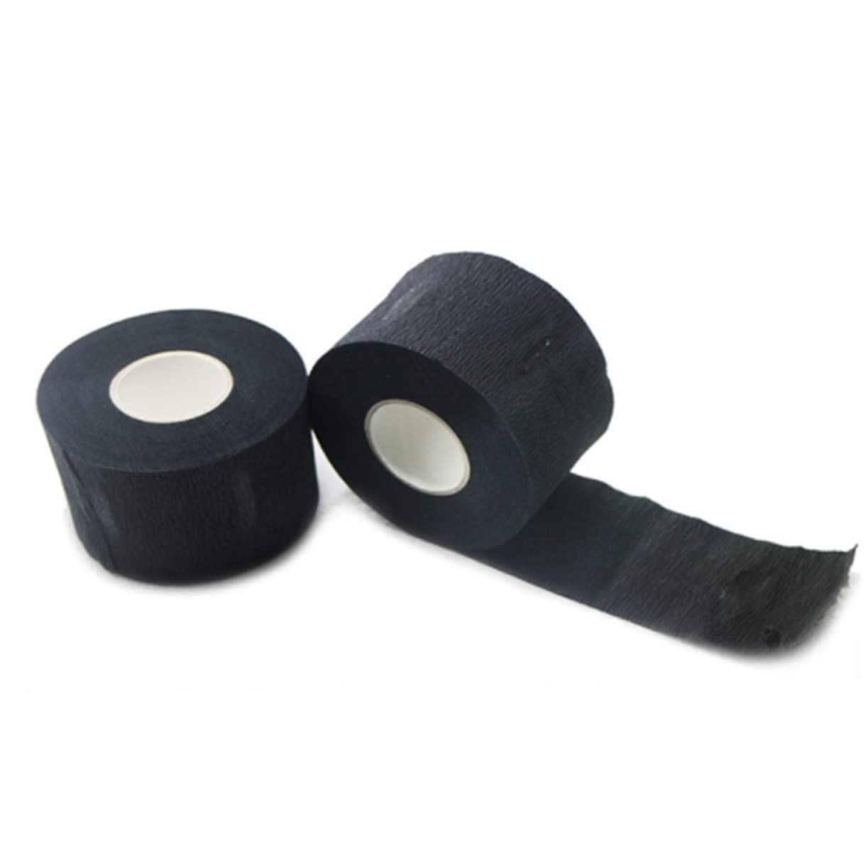 Generic 10pcs Barber Neck Strip Black Neck Strips Hairdressing Neck Bands Stretchy Paper Neck Protection