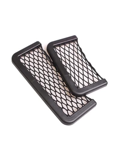 Filet de rangement voiture adhésif et support téléphone pour habitacle