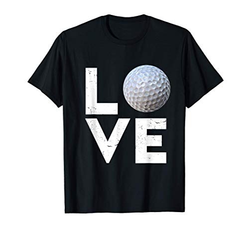 Golfer Golf Liebe Golfball Handicap Geschenk T-Shirt
