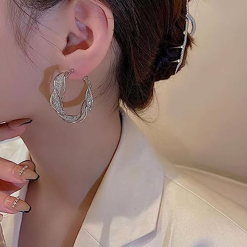 Lymphatic Activity Hoop Earrings, Lymphvity Germanium Earrings, Acupressure Slimming Earrings, Hoops Earrings, Lymphvity Germanium Earrings Lymphatic Drainage Earrings (Gold+Silver) by KRRHUEO - Image 2