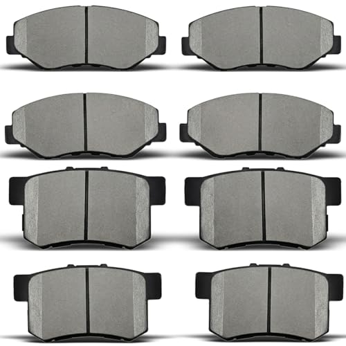 Image of Front Rear Ceramic Brake Pad Compatible with Honda CR-V 2002-2004,Honda Element 2003-2011, D914 D536