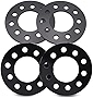 EZISOE 4pcs Black Forged 5x4.5 5x4.75 Wheel Spacers 12mm (0.47inch) 78.1mm Hub Bore Compatible with Camaro Corvette S10/S10 Blazer Explorer Taurus Cherokee Liberty Grand Cherokee and More