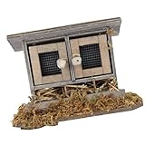 Diseñado para coleccionistas en miniatura, entusiastas de las manualidades y padres que buscan un juguete de madera imaginativo que combine el aprendizaje con la narración creativa