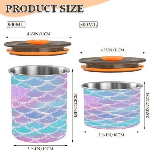 Envase Hermético para Café de Acero Inoxidable 900ml miniatura 2
