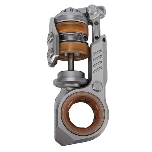 GEERYZHE Jouet Magnétique Anti-Stress avec Son Net, Jouet de Décompression Rotatif du Bout des Doigts et Boîte de Rangement – ​​Gadget Anti-Stress en Métal pour Adultes et Enfants, Portable pour