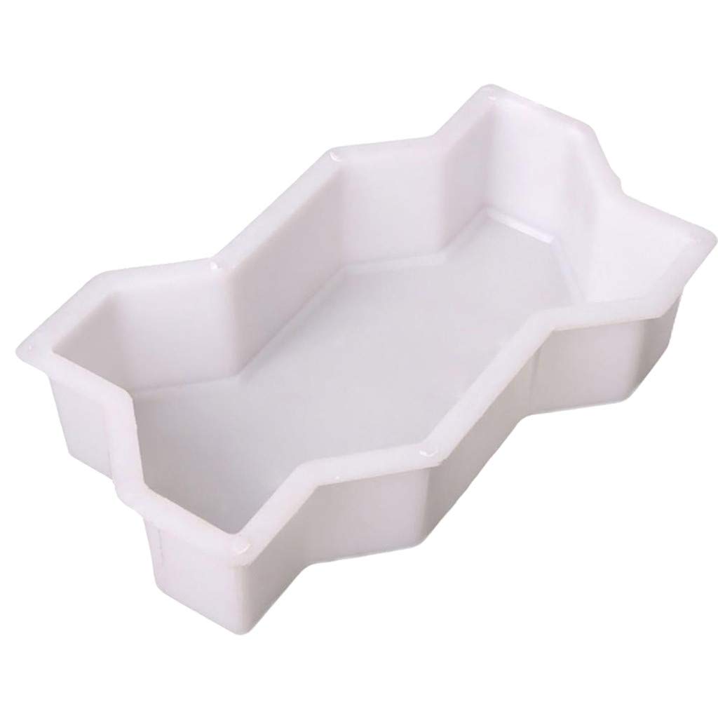 DIY Garden Plastic Path Paving Brick Mould Patio Path Maker Concrete Brick Mold Paving Stepping Cement Brick Stone Road Pathmate Auxiliary Tool Garden Courtyard Decoration