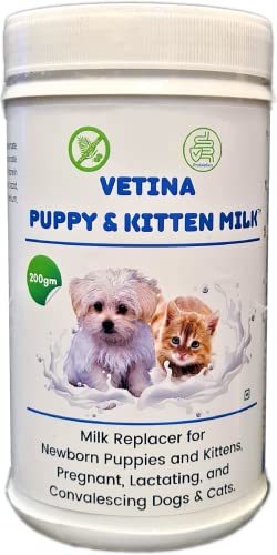 Image of Vetina Puppy & Kitten Milk Replacer, Powder Milk 200G, 1 Count