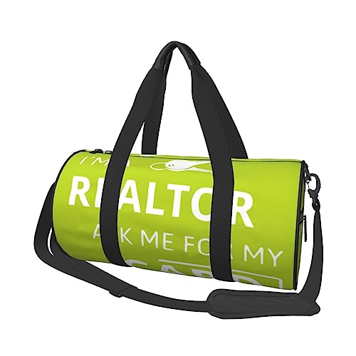 Sac de voyage durable haut de gamme au design rond et grande capacité noir