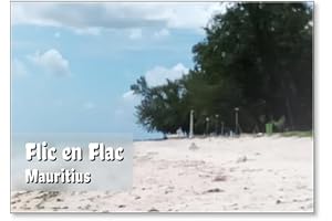 Flic En Flac, Mauritius, Design 6 Fridge Magnet