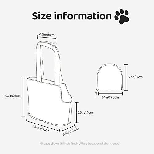 Sac de transport chien motif Illinois pour balade chat et lapin - 8