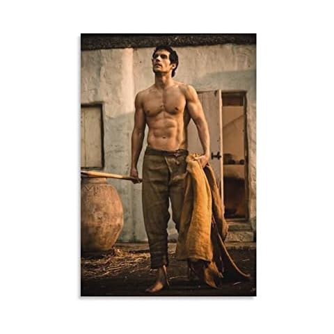 YINI Henry Cavill Actor Poster (10) Artworks Picture Print Poster Wall Art Painting Canvas Decor Home Posters 08x12inch(20x30cm) Cover