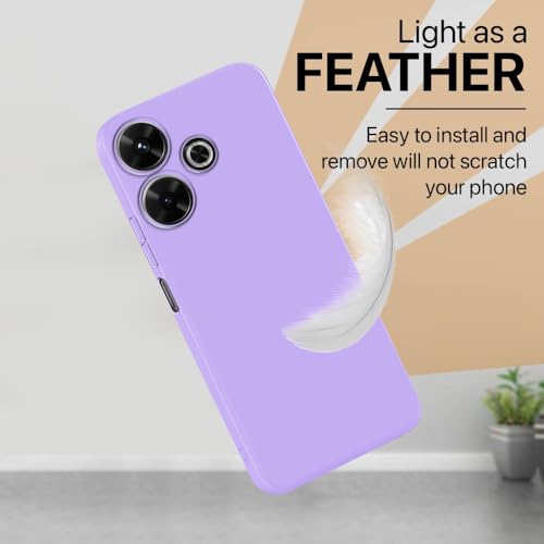 Image of Back Cover for Mi Redmi 13 5G / 4G / Poco M6 Plus 5G | Full Camera Protection | Premium Liquid Silicon Case | Flexible Bumper Case for Mi Redmi 13 5G / 4G / Poco M6 Plus 5G (Purple)