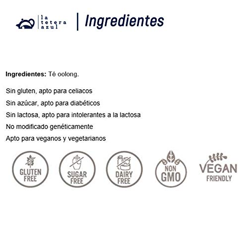 LA TETERA AZUL Té Azul Oolong Premium. Auténtico Y Más Apreciado Té Oolong. Bote De 20 Pirámides. - Imagen 6
