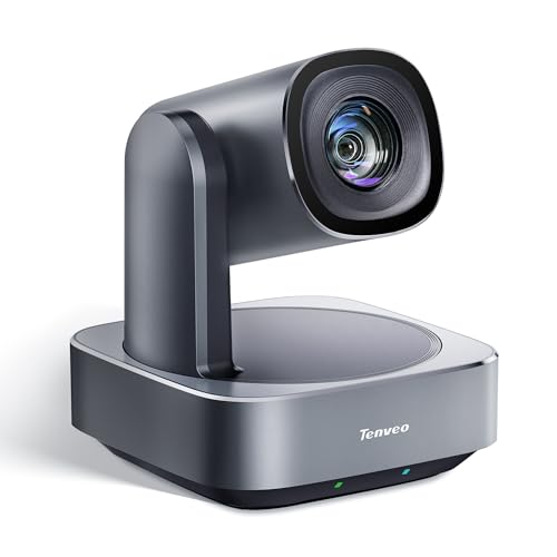 Tenveo 20X Optical Zoom PTZ Conference Camera USB3.0/HDMI FHD 1080P 60FPS Video Conference Camera Wide Angle for Meeting Church Worship Live Streaming Events Education Zoom Teams Skype OBS