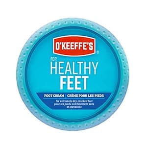 O’Keeffe’s Healthy Feet Foot Cream Relieves and Repairs Extremely Dry Cracked Feet Instantly Boosts Moisture 3.2 oz / 90.7 g Jar (Pack of 1) K1320013