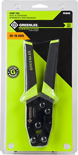 Greenlee 1645 Professional Open Barrel Pin Crimper, 1600 Series #TOP2