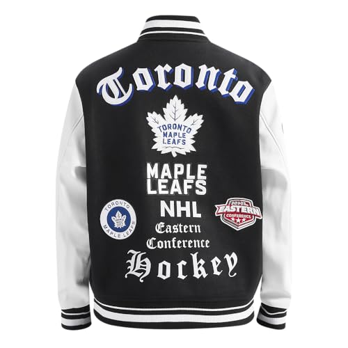 Image of Pro Standard Mens NHL Old English Varsity Jacket