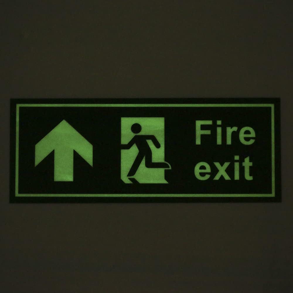 8 個 出口標識 安全 指導看板発光階段廊下ホテル地下モールエスケープ輸出ガイドサイン 火災 警告 格安店 火災