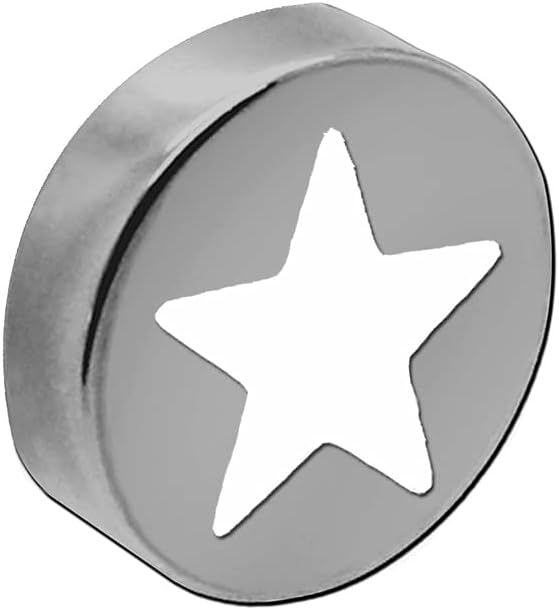 tumundoMagnets Magnetic Adhesive Holdingmagnet Steel Ø 10mm Motif Star Colored Office Supplies Fridge