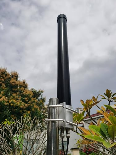 Image of Omni Directional 4x4 MIMO Antenna 5G for t-Mobile, 4G / LTE / 5G Cellular Antenna for Router & Gateways, Verizon, AT&T Home Internet, with 2 Dual 10 Meter Cable SMA