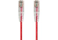 Vista 31 de Monoprice Cat6 1 pie negro Cable de conexión de nivel de componente UTP 28AWG 550MHz cobre desnudo puro sin enganches RJ45 Serie SlimRun Cable