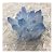 BAYDE 1pc Natural Blue Crystal Cluster Stone geomantic furnishings degaussing Transfer Blue Ornaments Color Stone YICHENGYIN (Size : 380-400g)