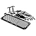 RAMPAGE PRODUCTS 7699 Black Complete Hood Kit (Hood Stops, Hinges, Vent, Footman Loop & Windshield Tie Downs) for 1978-1995 Jeep CJ & Wrangler YJ