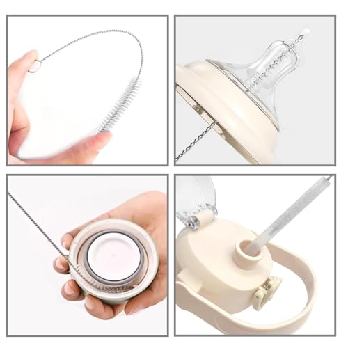 12 Nylon Schlauchbürsten, Flasche Reinigungsbürste Set, Milchschlauchbürste