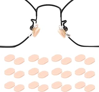 Soft Foam Eyeglasses Nose Pads Self Adhesive Non Slip Nose Pads for Glasses Anti Slip Eyeglass Nose Pads for Plastic Frames Glasses Sunglasses 12 Pairs