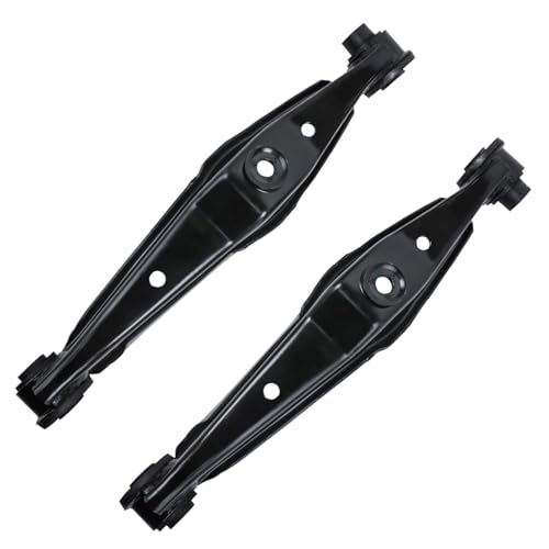 Image of Detroit Axle - 4pc Lower Lateral Arms Kit for 1986-1989 Mazda 323, 2 Rear Forward Lower Lateral Arms 2 Front Stabilizer Sway Bar End Links 1987 1988 Replacement