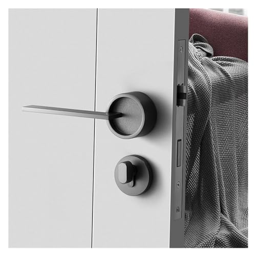 Serrure de porte intérieure magnétique pour chambre silencieuse noire