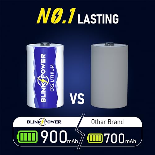 Image of Blinkspower CR2 3V Lithium Battery 12 Pack, 900mAh